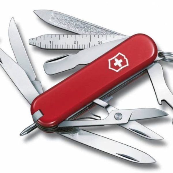 Нож-брелок MiniChamp 58, красный