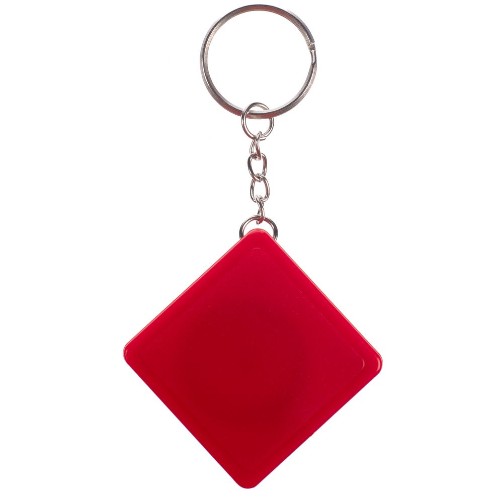 Брелок с рулеткой Square, ver.2, красный — изображение 3