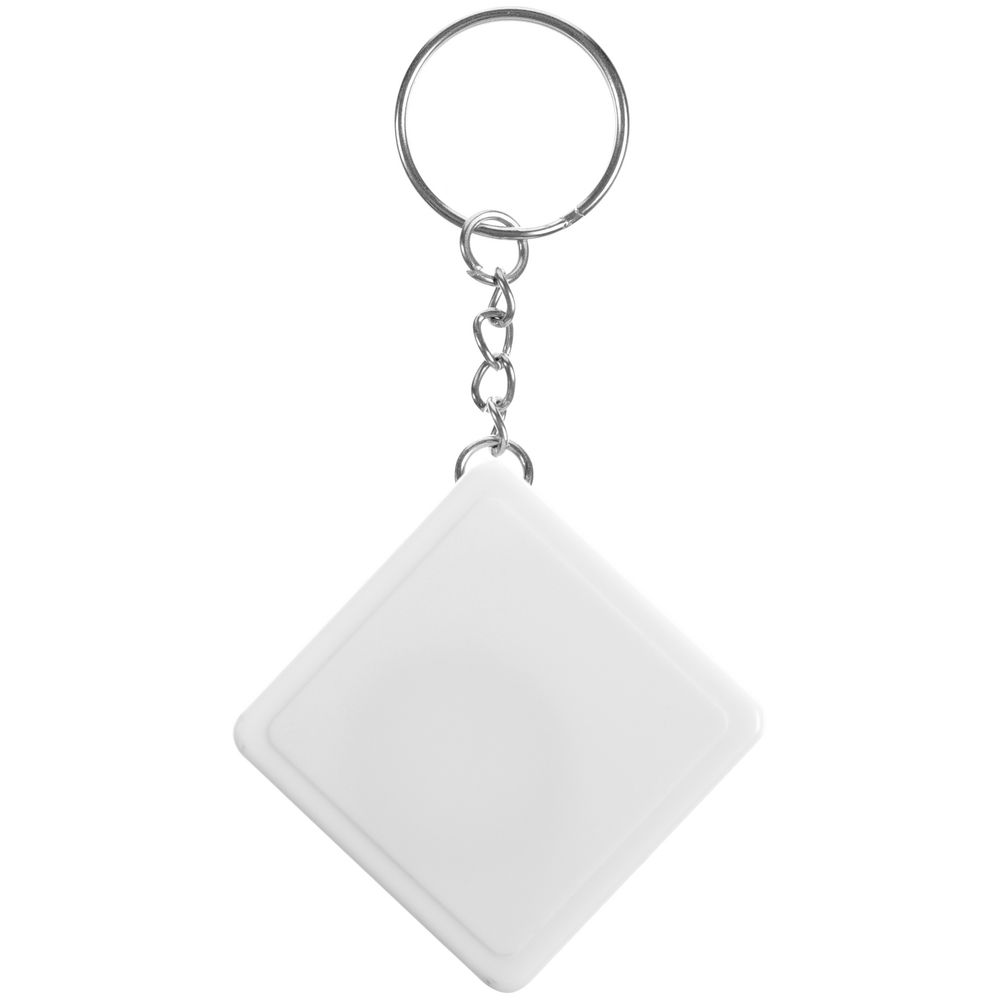 Брелок с рулеткой Square, ver.2, белый — изображение 3