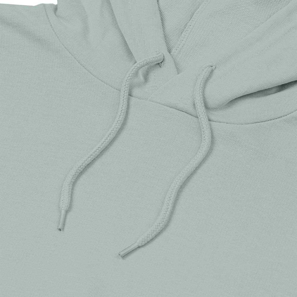 Толстовка с капюшоном унисекс Hoodie, серо-зеленая — изображение 3