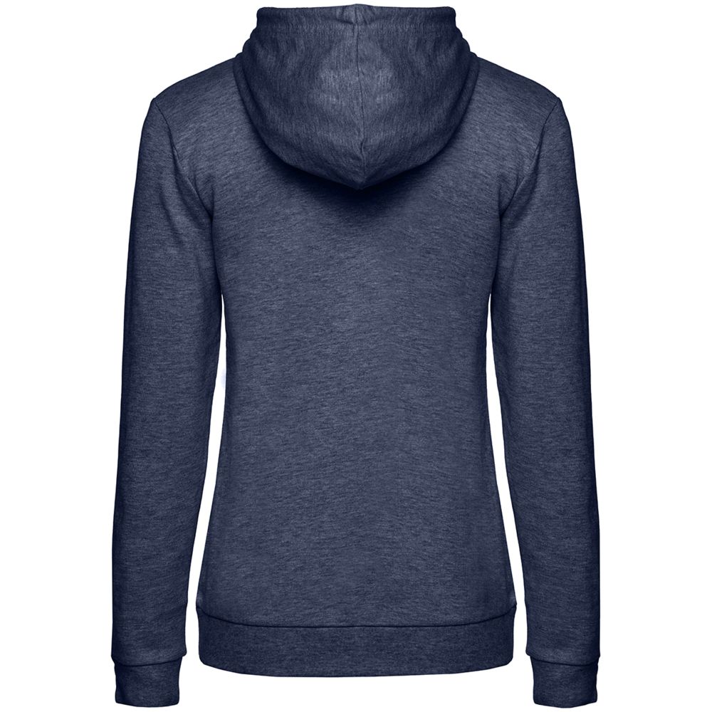 Толстовка с капюшоном женская Hoodie, синий меланж — изображение 2