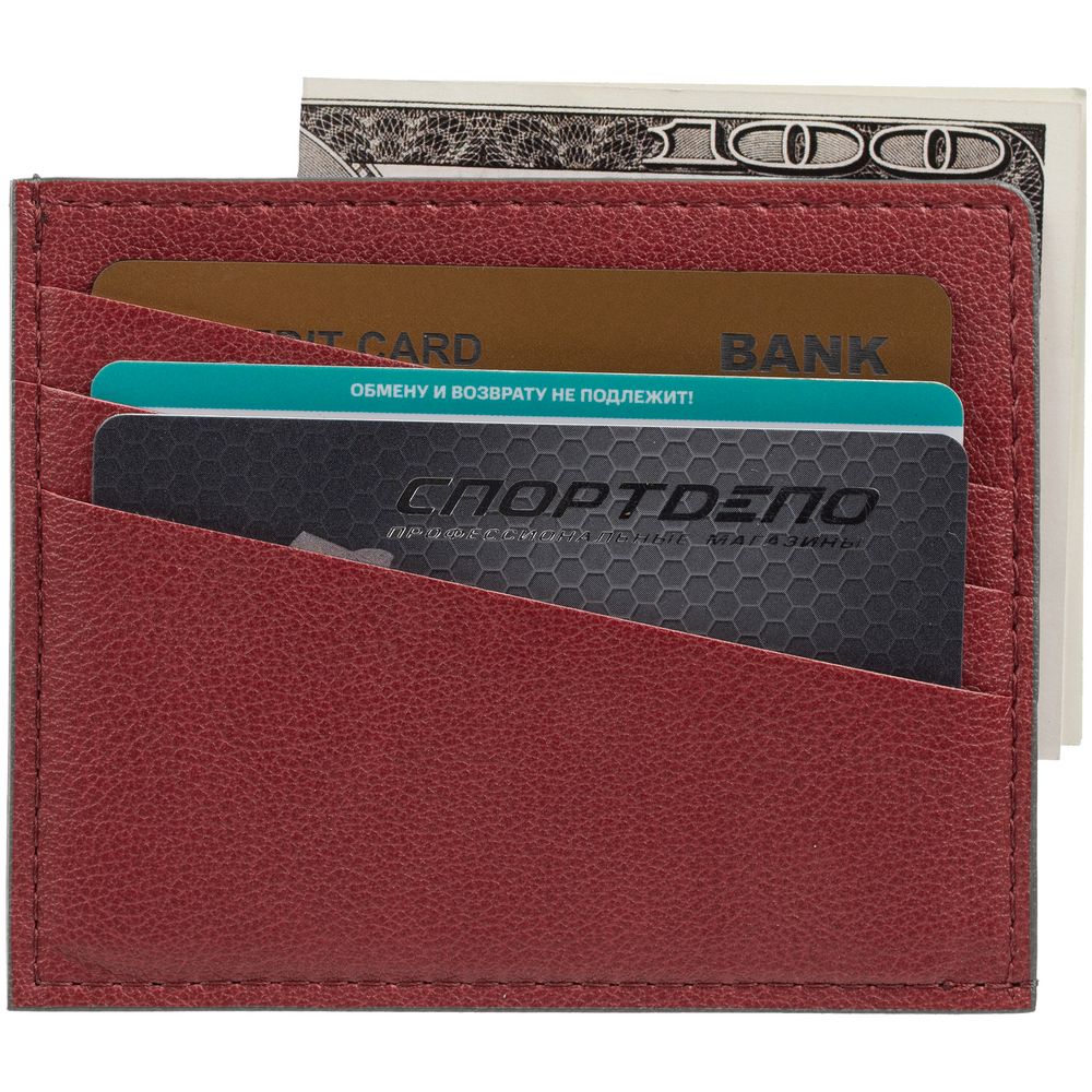 Чехол для карточек Petrus, красный — изображение 5