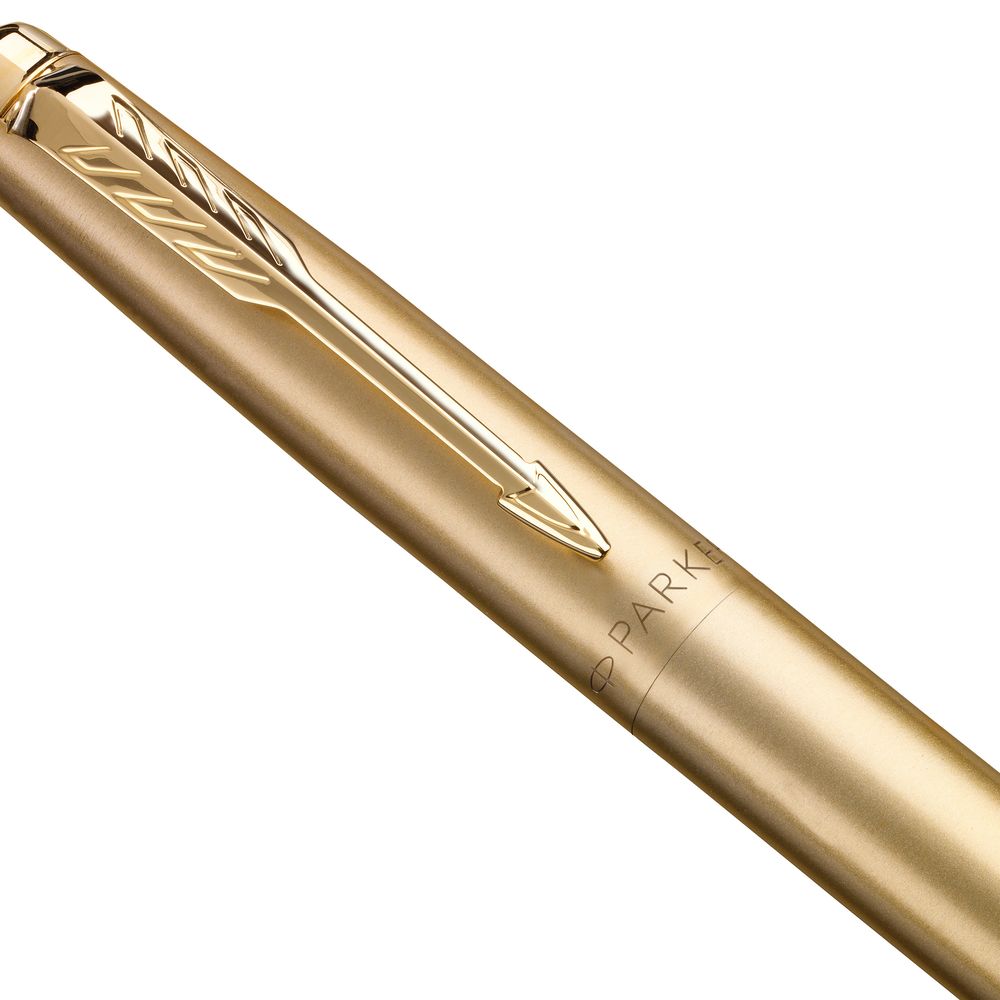 Ручка шариковая Parker Jotter XL Monochrome Gold, золотистая — изображение 2