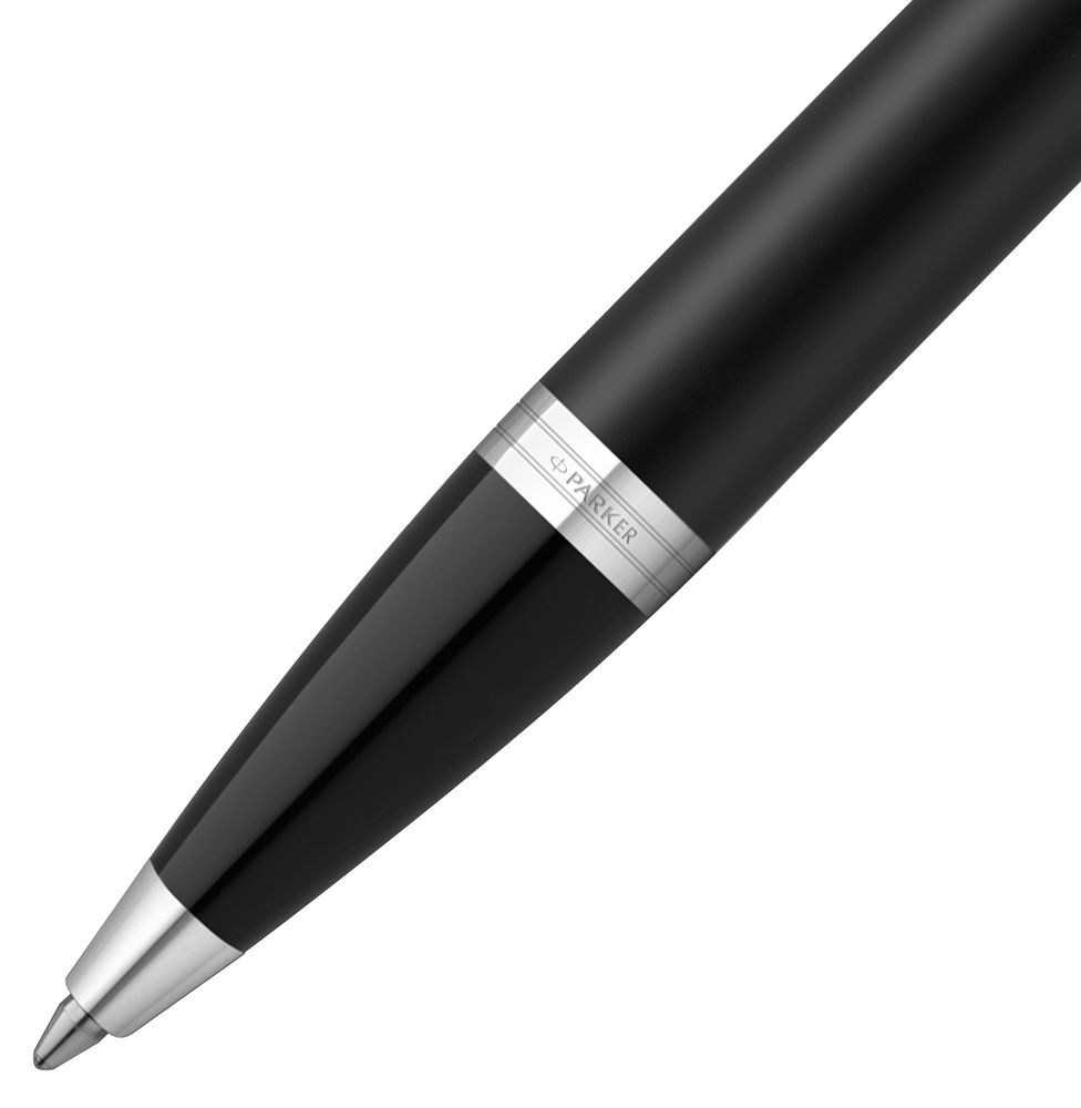 Ручка шариковая Parker IM Essential Muted Black CT, черная — изображение 3
