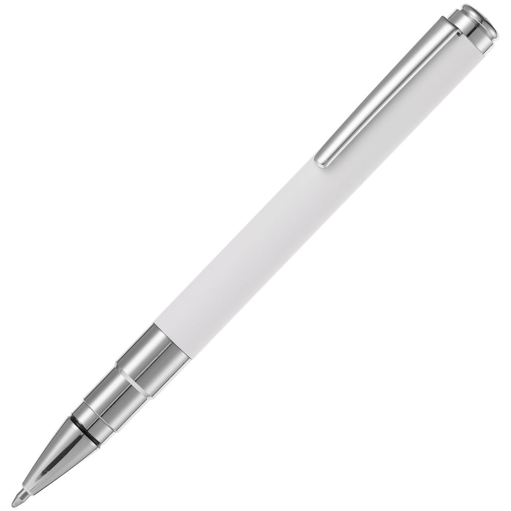 Ручка шариковая Kugel Chrome, белая — изображение 3