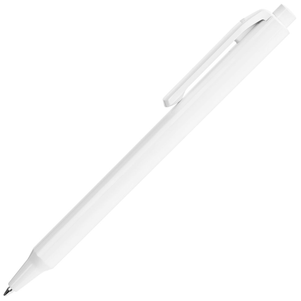 Ручка шариковая Pigra P04 Polished, белая — изображение 3