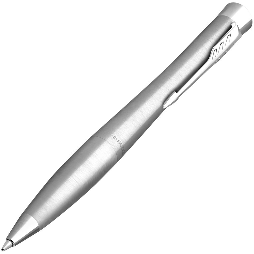 Ручка шариковая Parker Urban Twist Metro Metallic CT, серебристая — изображение 2
