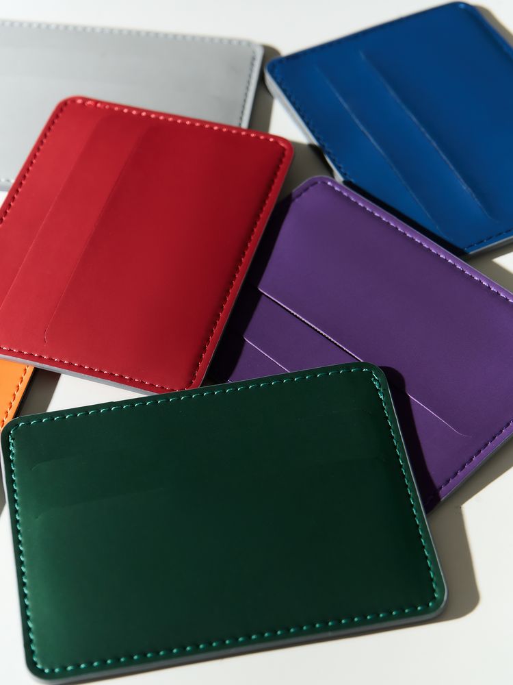Чехол для карточек Shall Simple, зеленый — изображение 6
