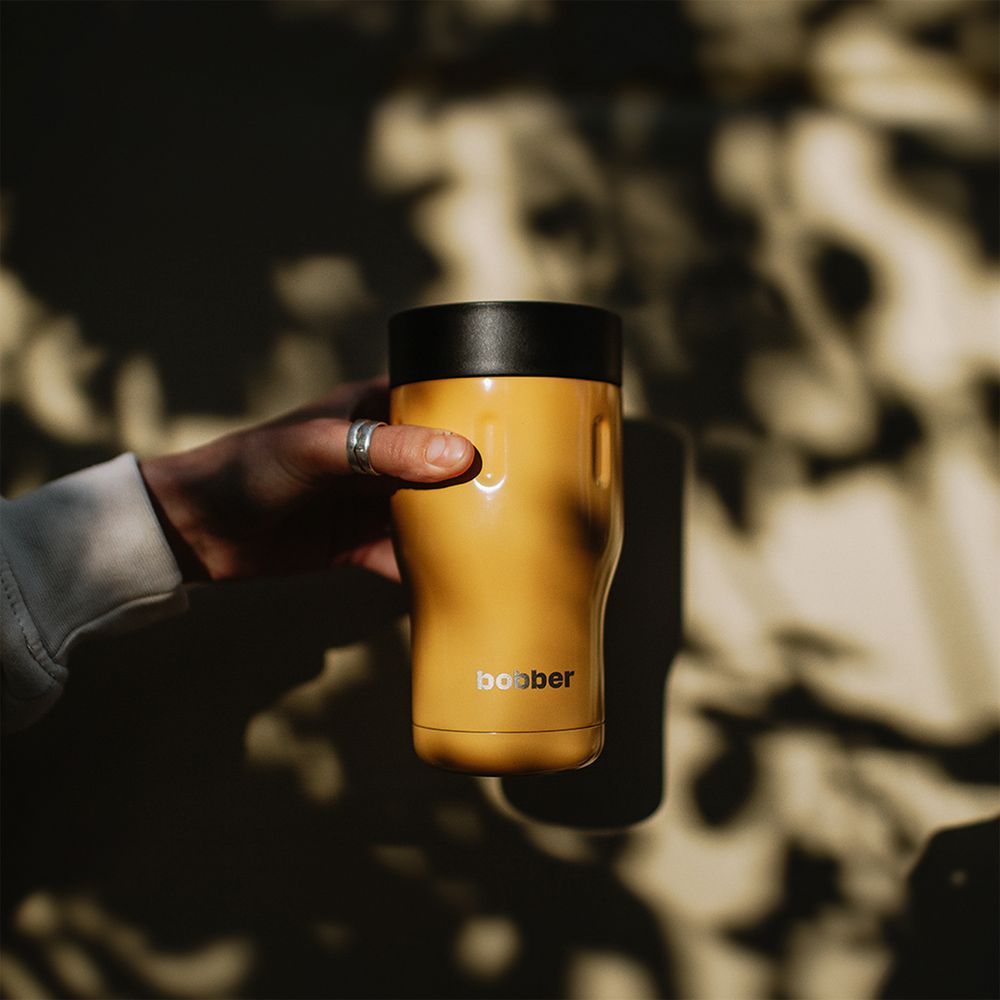 Термостакан Tumbler 350, вакуумный, оранжевый — изображение 6