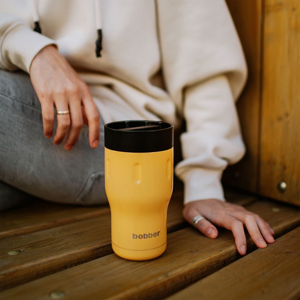 Термостакан Tumbler 350, вакуумный, оранжевый — изображение 7