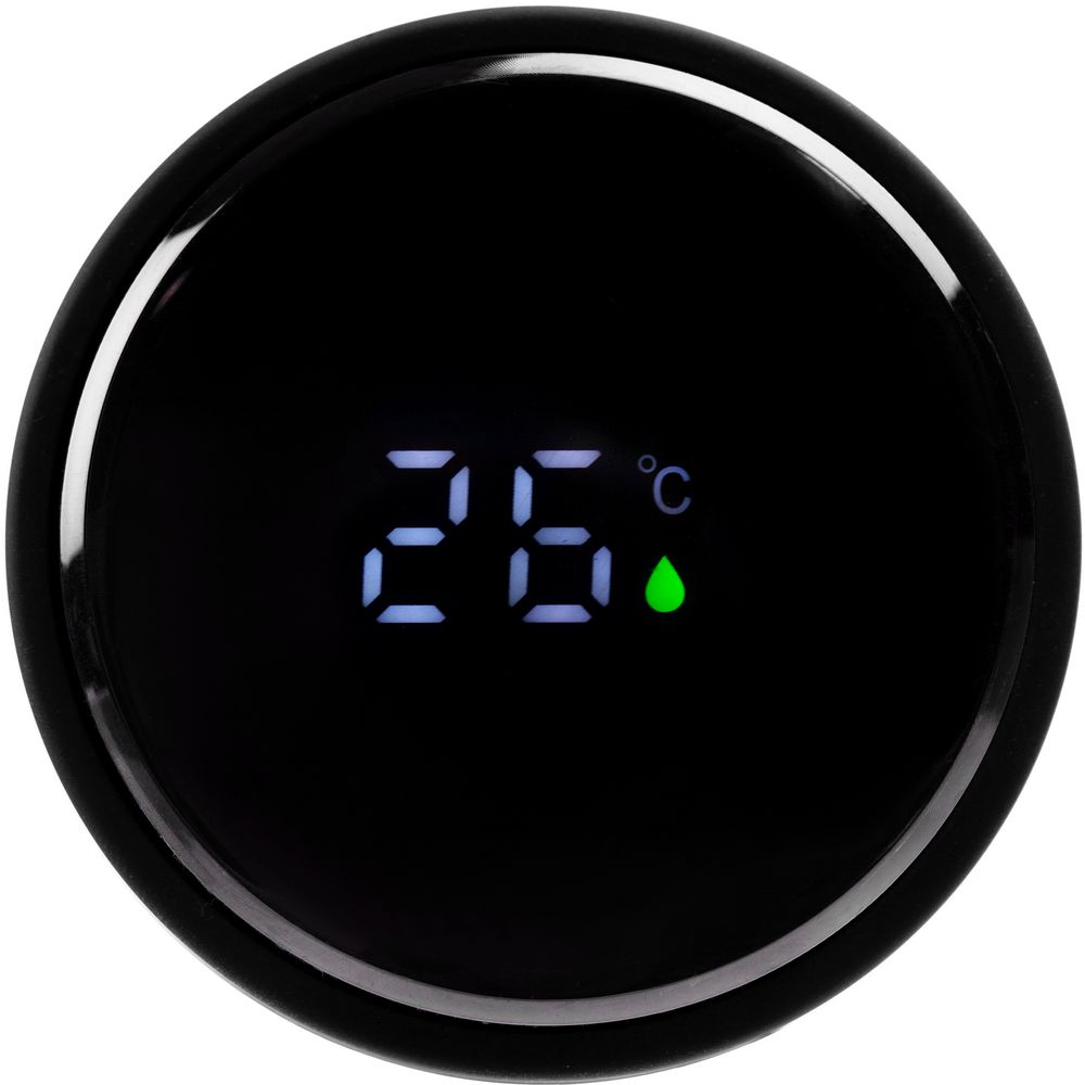 Смарт-бутылка с заменяемой батарейкой Long Therm Soft Touch, черная — изображение 6