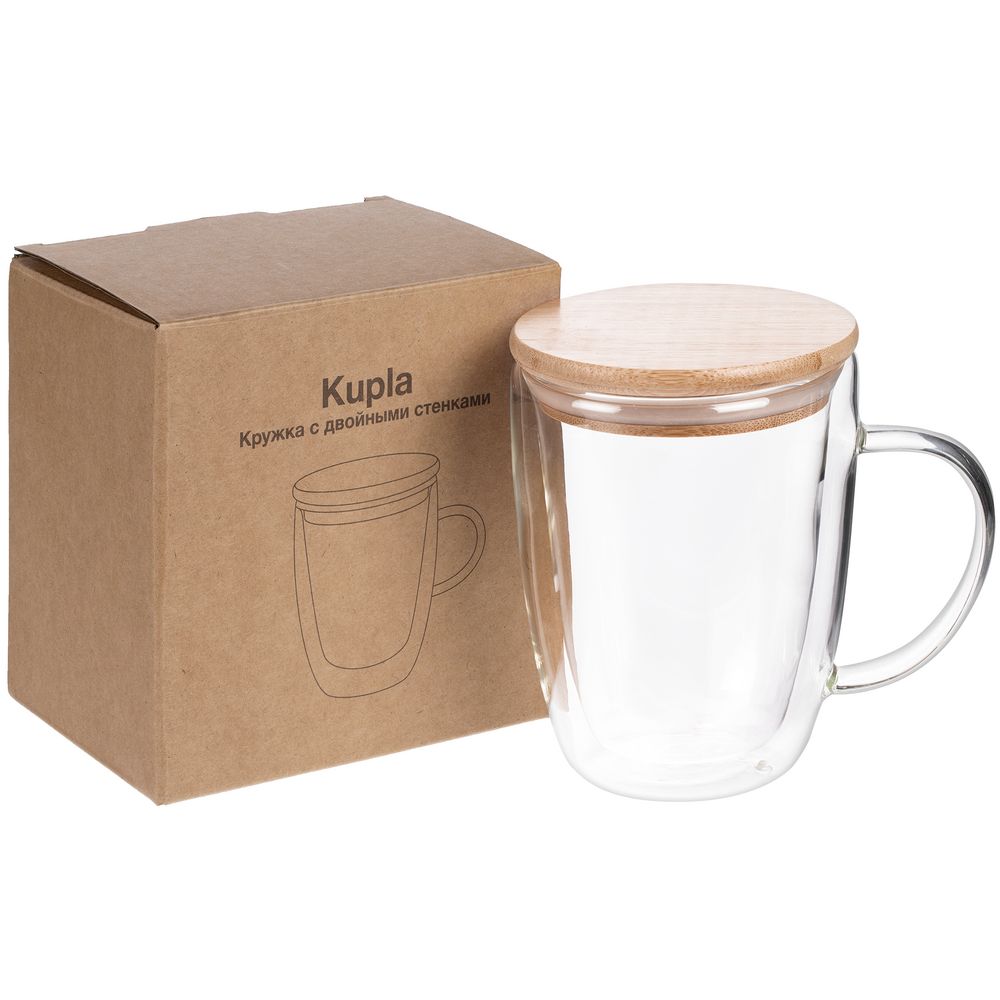Кружка с двойными стенками Kupla с бамбуковой крышкой — изображение 7