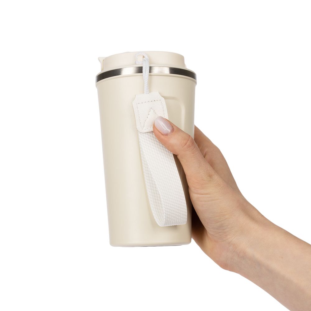 Смарт-стакан с заменяемой батареей tellMug, ver.2, молочно-белый — изображение 6