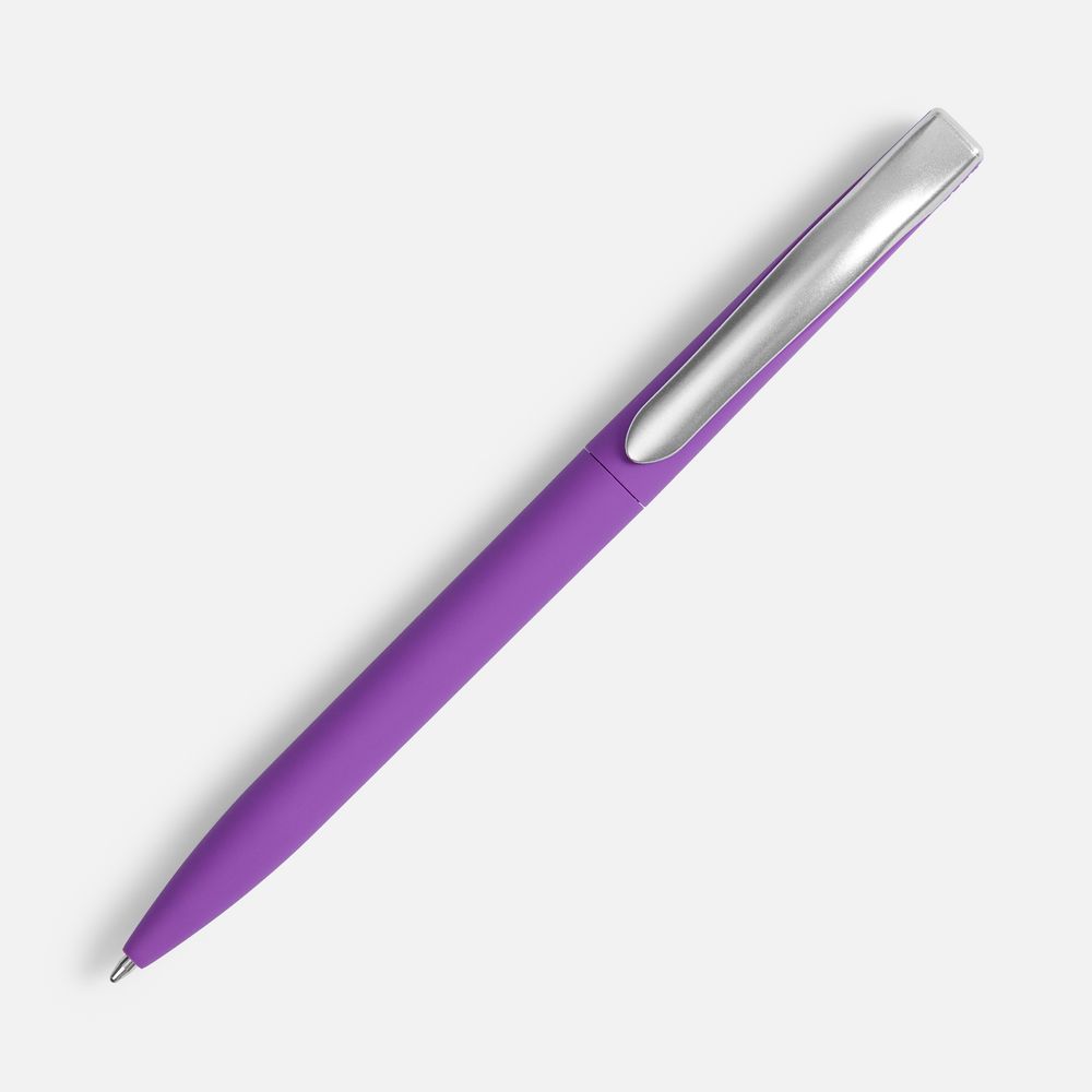 Ручка шариковая Pin Soft Touch, фиолетовая — изображение 2