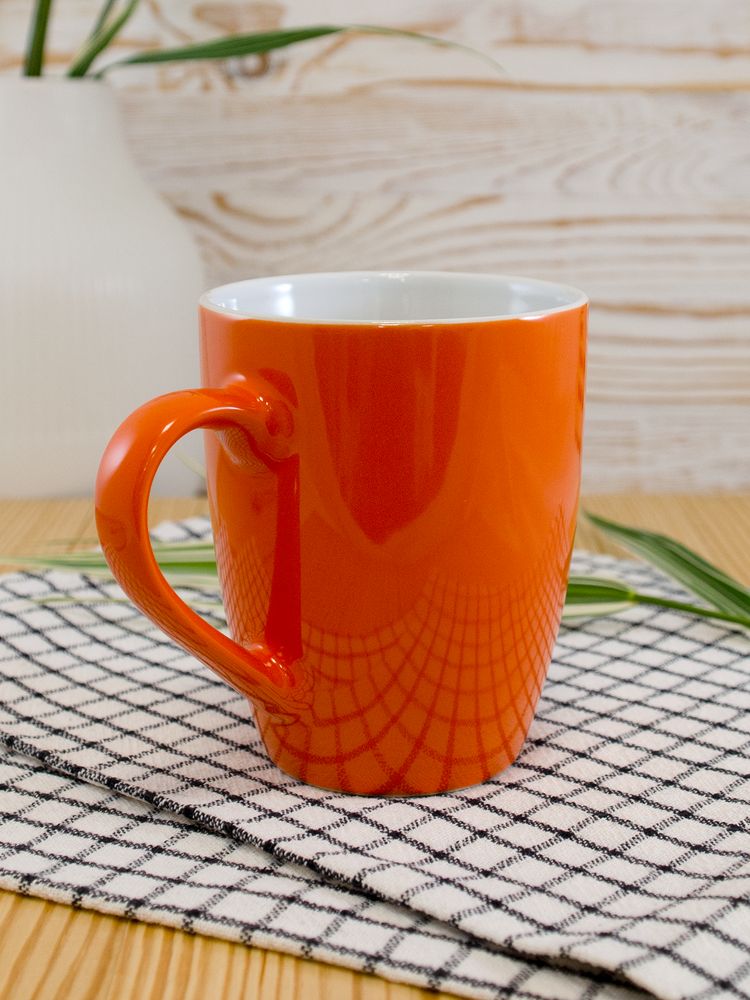 Кружка Good Morning, оранжевая — изображение 5
