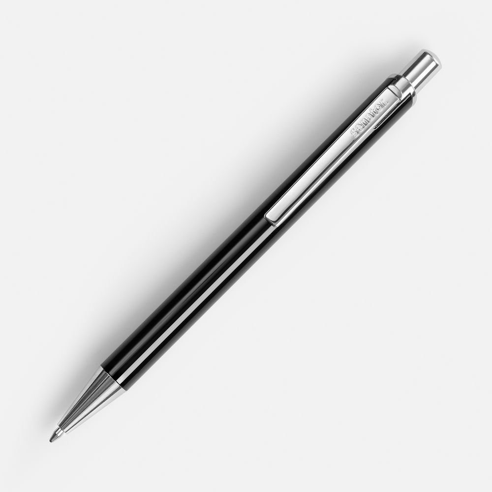 Ручка шариковая Arvent Glossy, черная — изображение 2