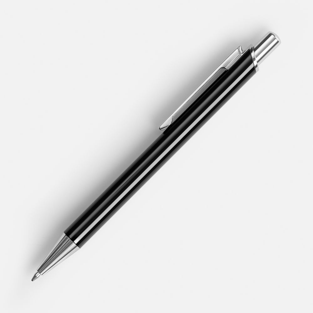 Ручка шариковая Arvent Glossy, черная — изображение 3