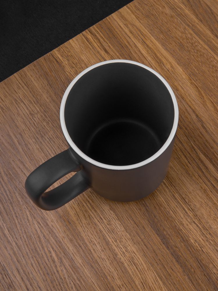 Кружка Mugful, темно-серая (графитовая) — изображение 7