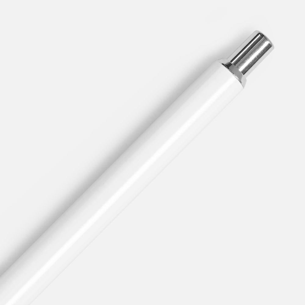 Ручка шариковая Slim Beam, белая — изображение 2