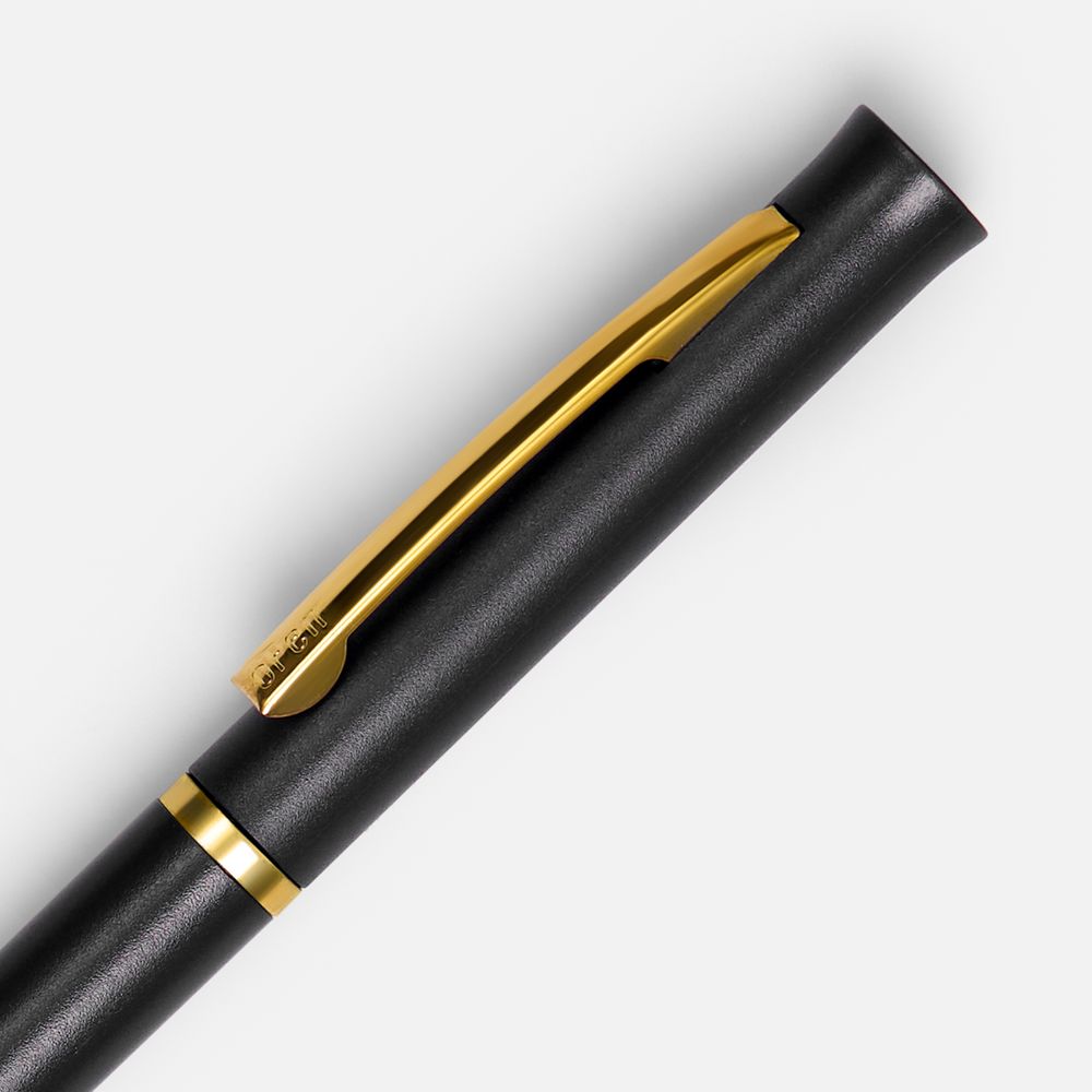 Ручка шариковая Euro Gold, черная — изображение 3