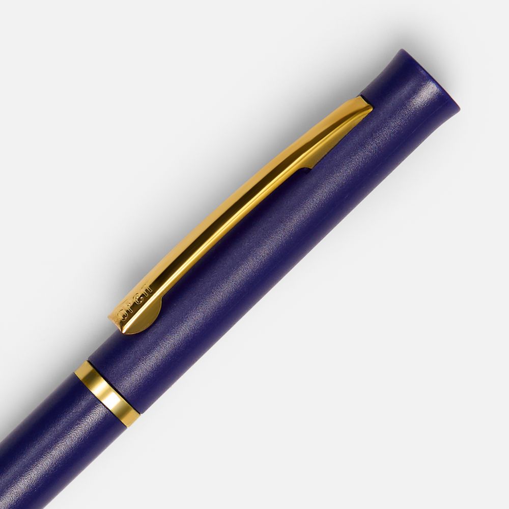 Ручка шариковая Euro Gold, синяя — изображение 3