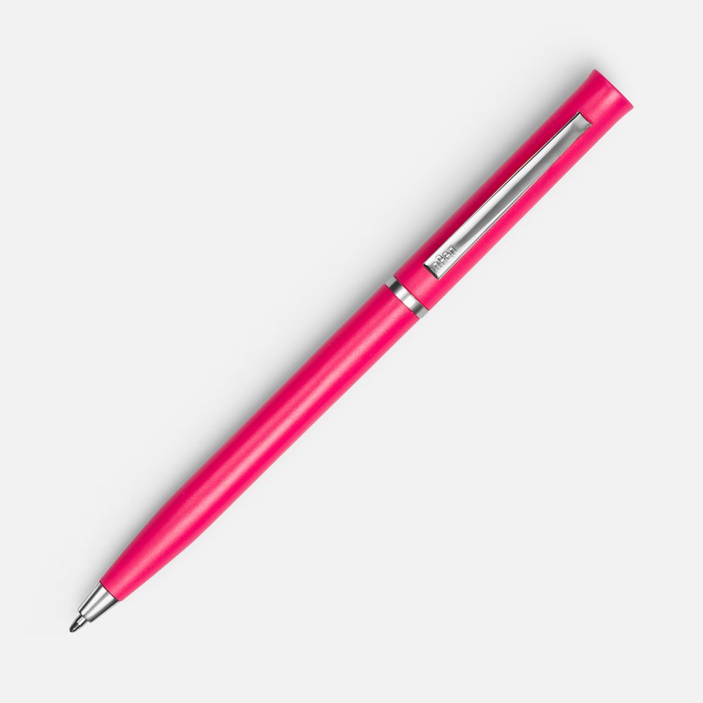 Ручка шариковая Euro Chrome, розовая — изображение 2