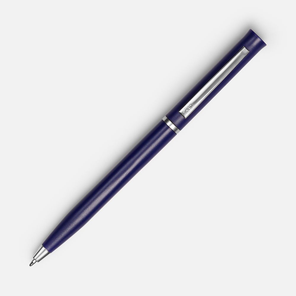 Ручка шариковая Euro Chrome, синяя — изображение 2