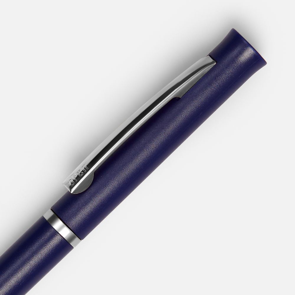 Ручка шариковая Euro Chrome, синяя — изображение 3