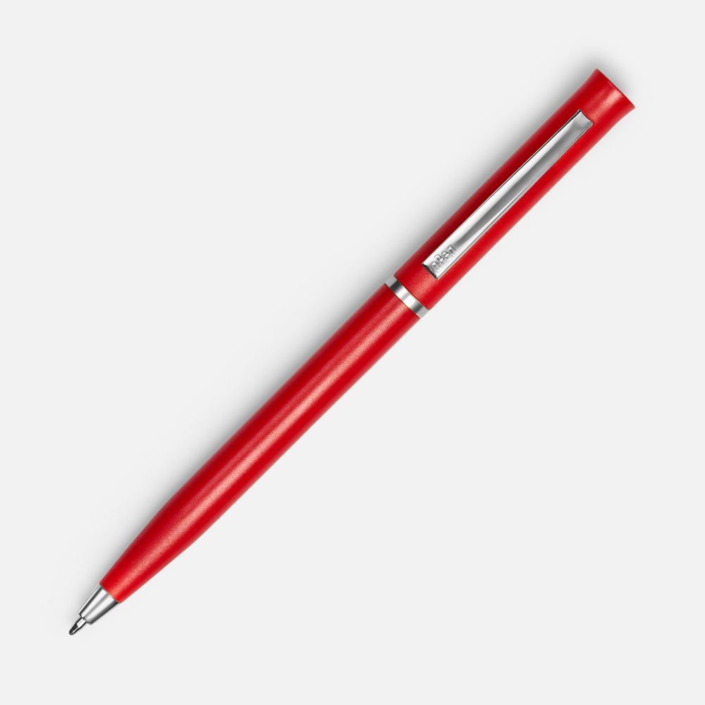 Ручка шариковая Euro Chrome, красная — изображение 2