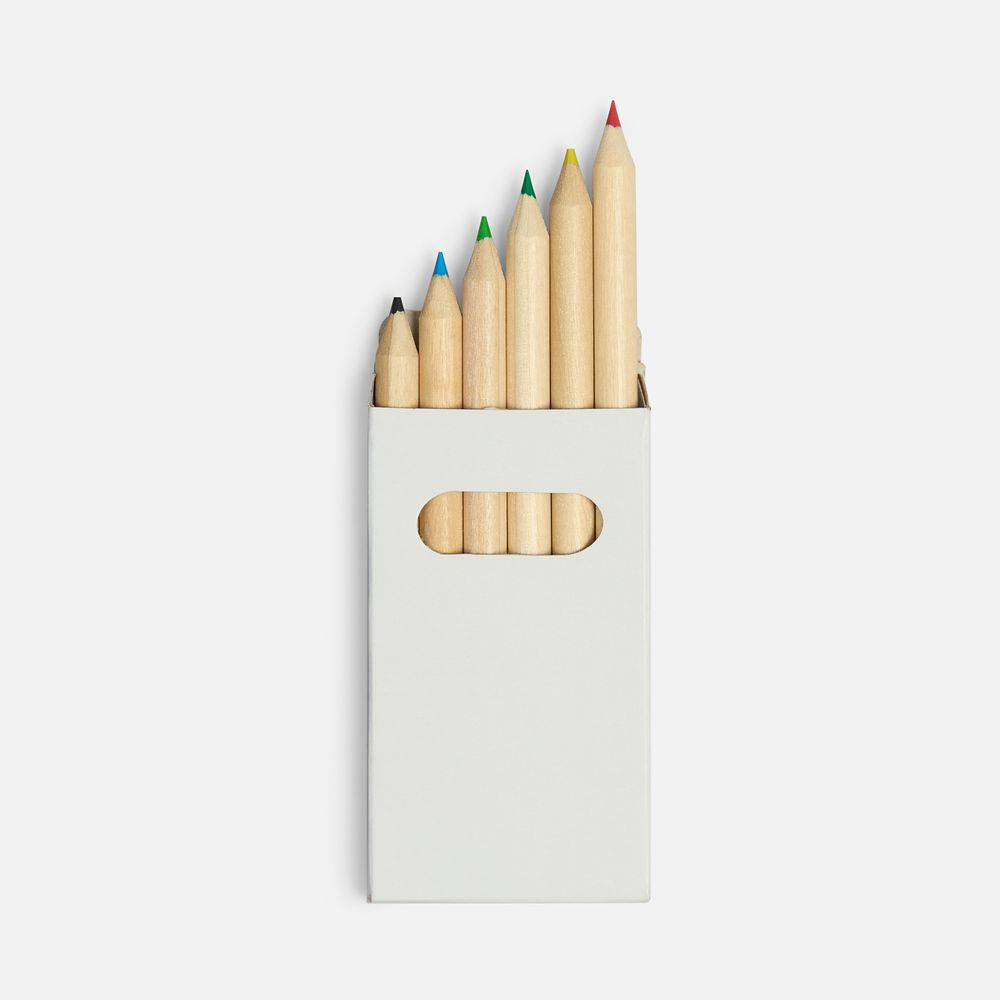 Набор цветных карандашей Pencilvania Mini, белый — изображение 2