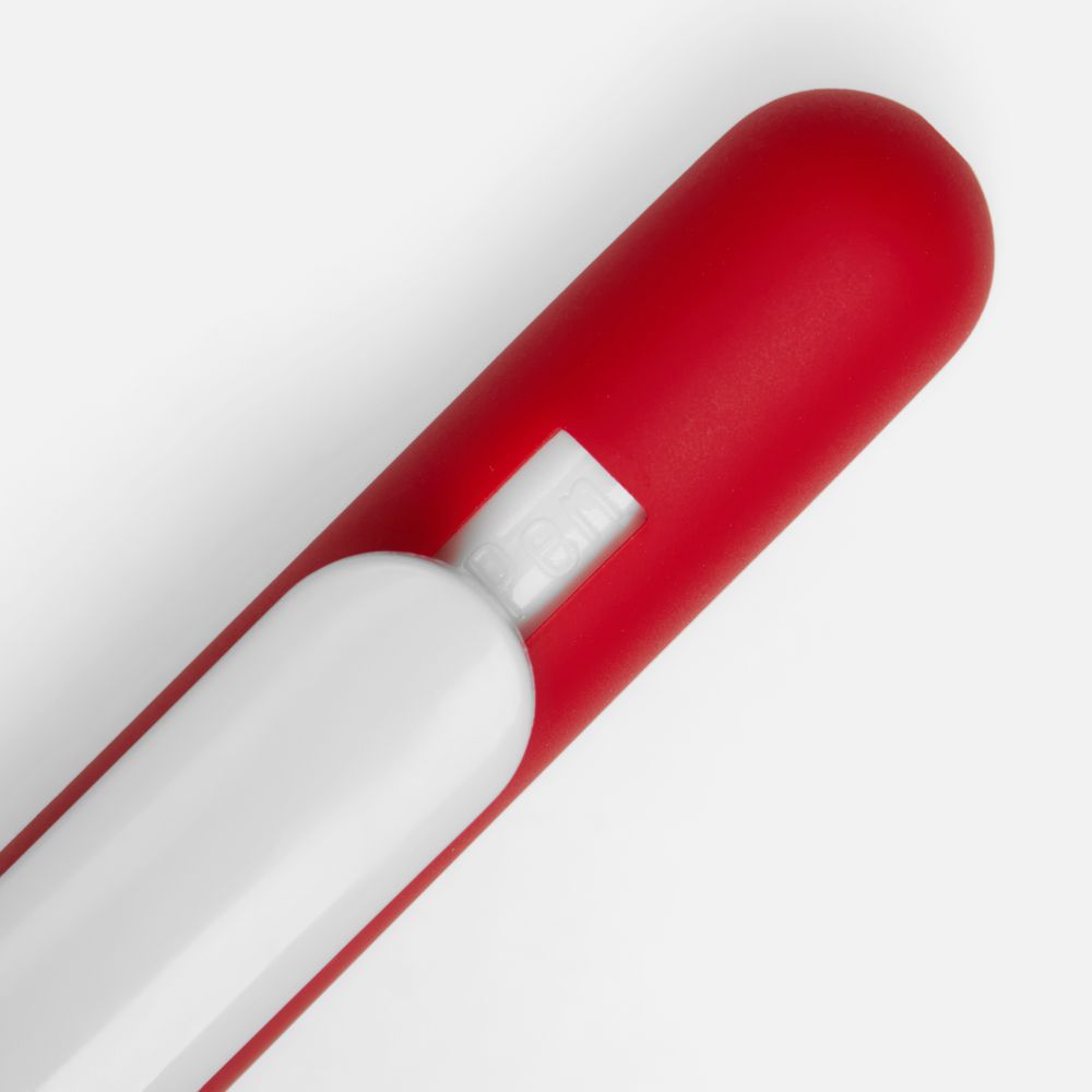Ручка шариковая Swiper Soft Touch, красная с белым — изображение 3