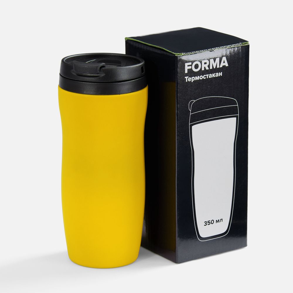 Термостакан Forma, желтый — изображение 5