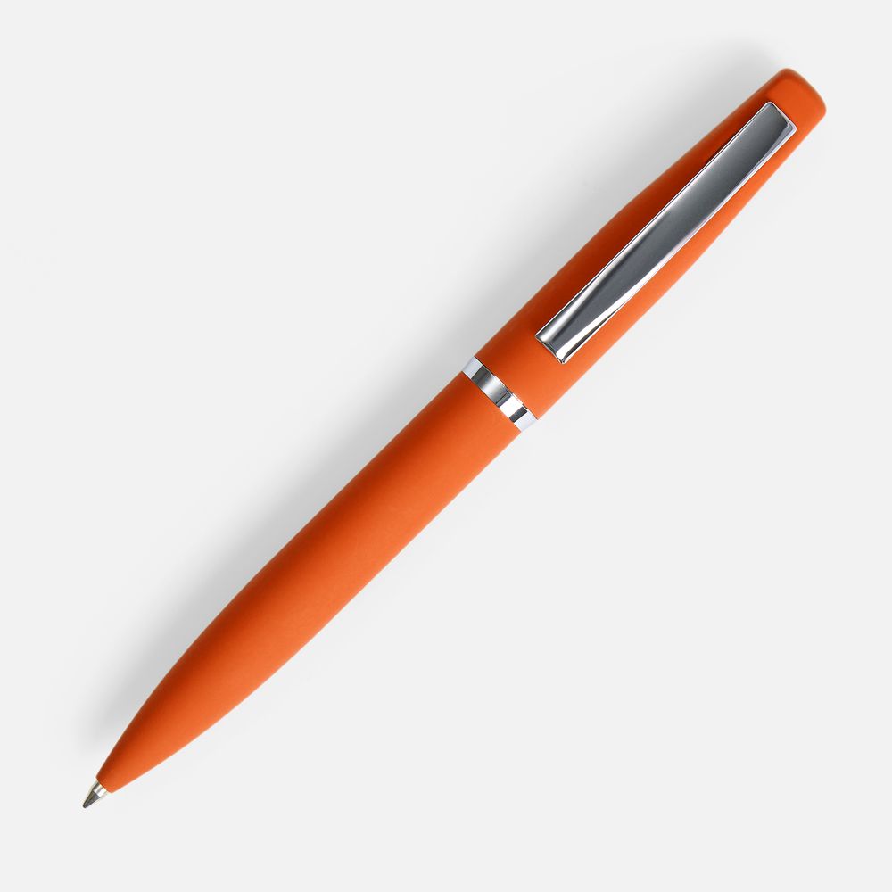 Ручка шариковая Bolt Soft Touch, оранжевая — изображение 2