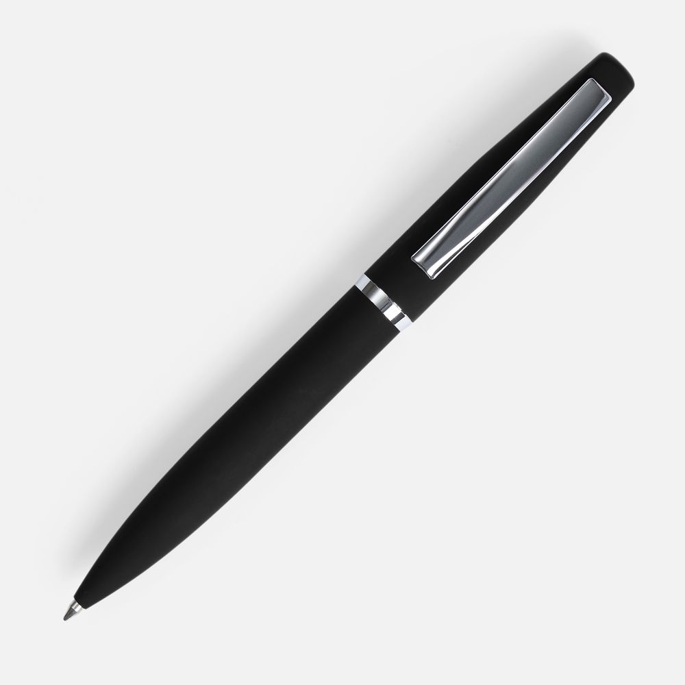 Ручка шариковая Bolt Soft Touch, черная — изображение 2