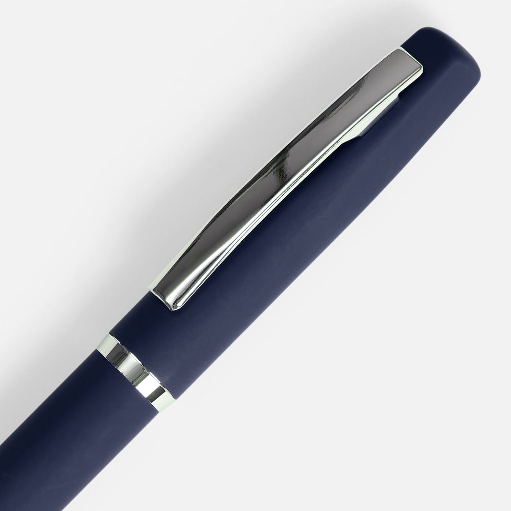 Ручка шариковая Bolt Soft Touch, синяя — изображение 3