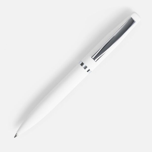 Ручка шариковая Bolt Soft Touch, белая