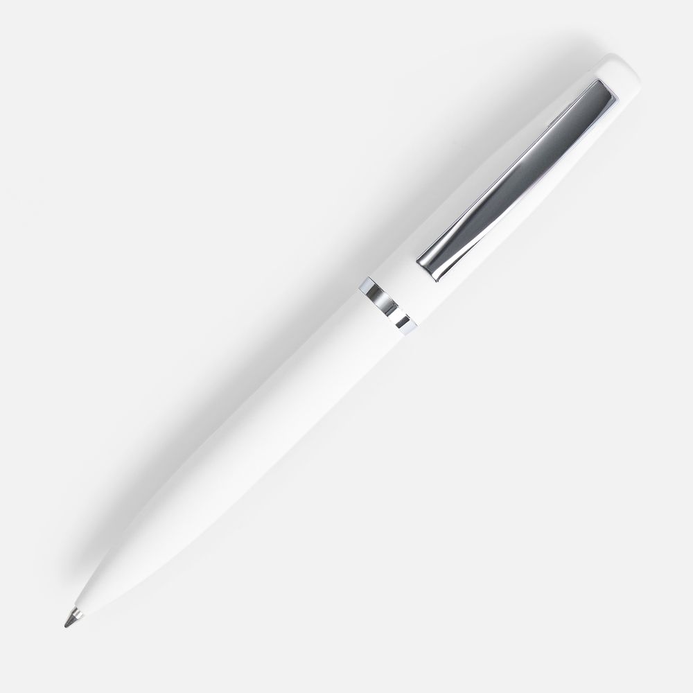 Ручка шариковая Bolt Soft Touch, белая — изображение 2