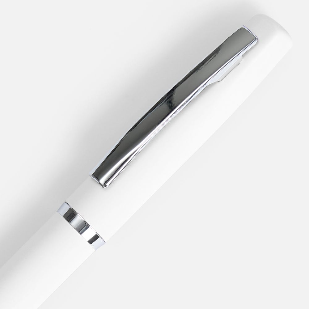 Ручка шариковая Bolt Soft Touch, белая — изображение 3