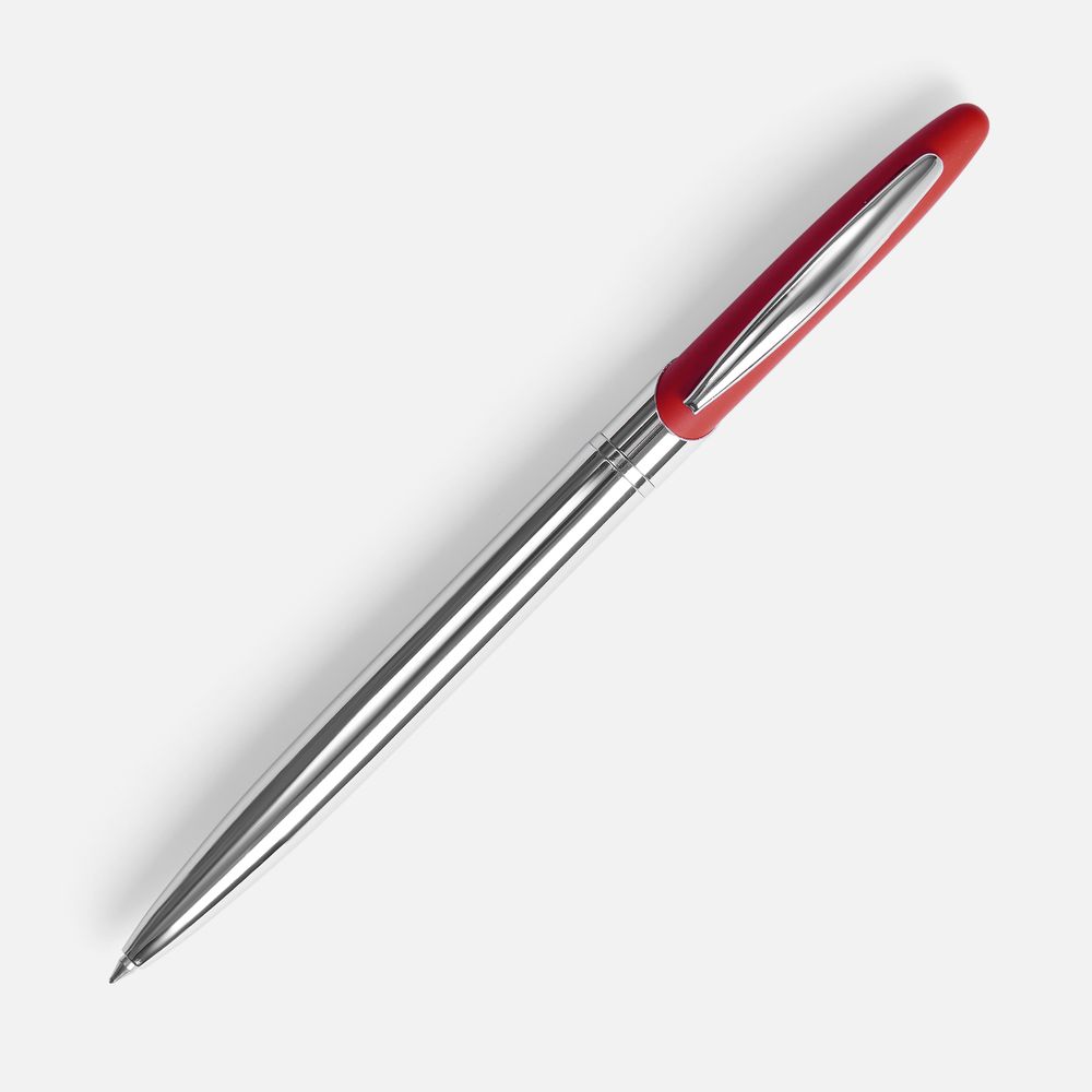 Ручка шариковая Dagger Soft Touch, красная — изображение 2