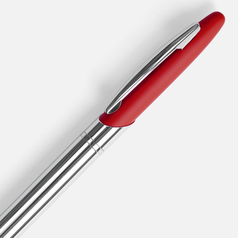 Ручка шариковая Dagger Soft Touch, красная — изображение 3