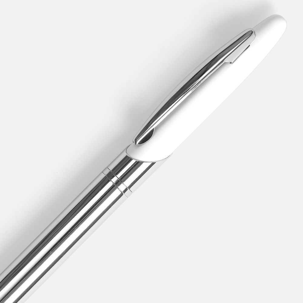 Ручка шариковая Dagger Soft Touch, белая — изображение 3