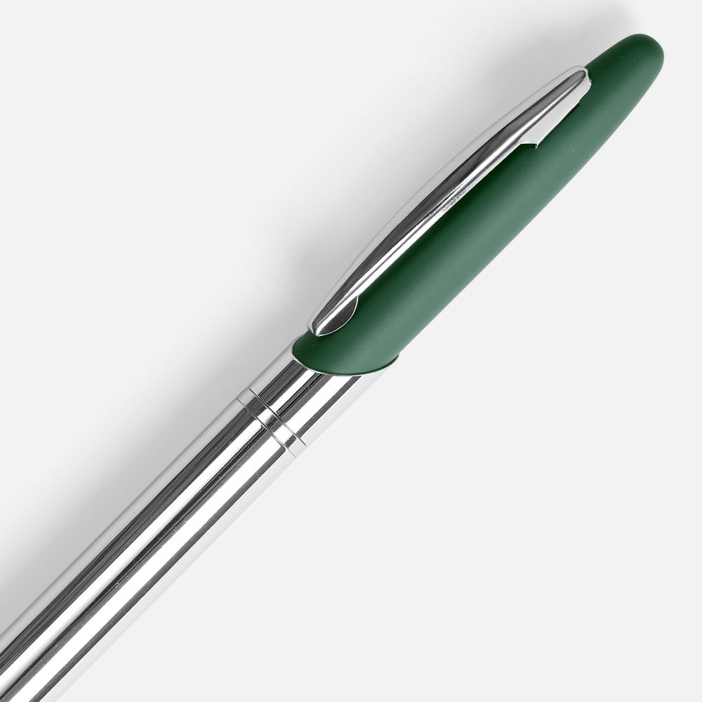 Ручка шариковая Dagger Soft Touch, зеленая — изображение 3