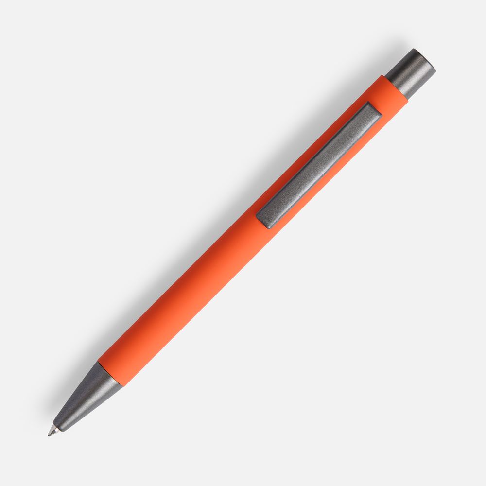 Ручка шариковая Atento Soft Touch, оранжевая — изображение 2