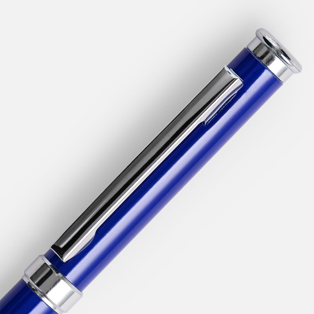 Ручка шариковая Finn Chrome, синяя — изображение 3