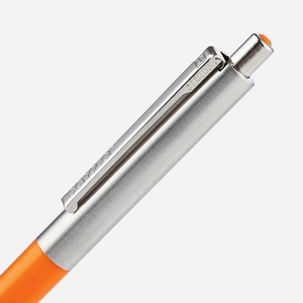 Ручка шариковая Senator Point Metal, ver.2, оранжевая — изображение 3