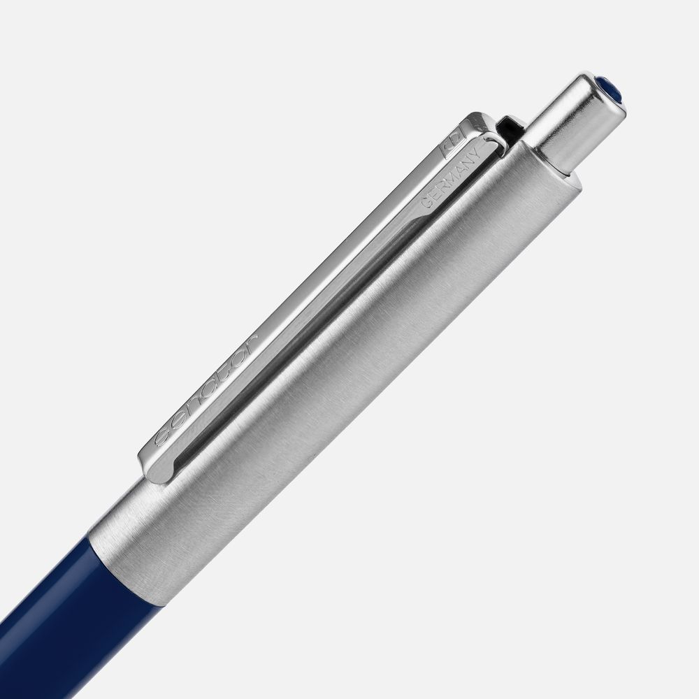 Ручка шариковая Senator Point Metal, ver.2, темно-синяя — изображение 3