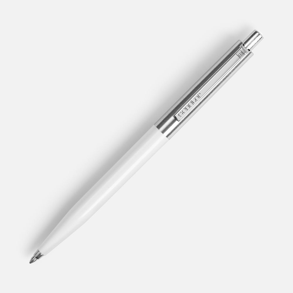 Ручка шариковая Senator Point Metal, ver.2, белая — изображение 2