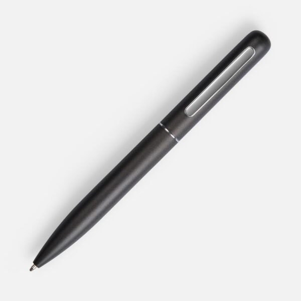Ручка шариковая Scribo, матовая серая