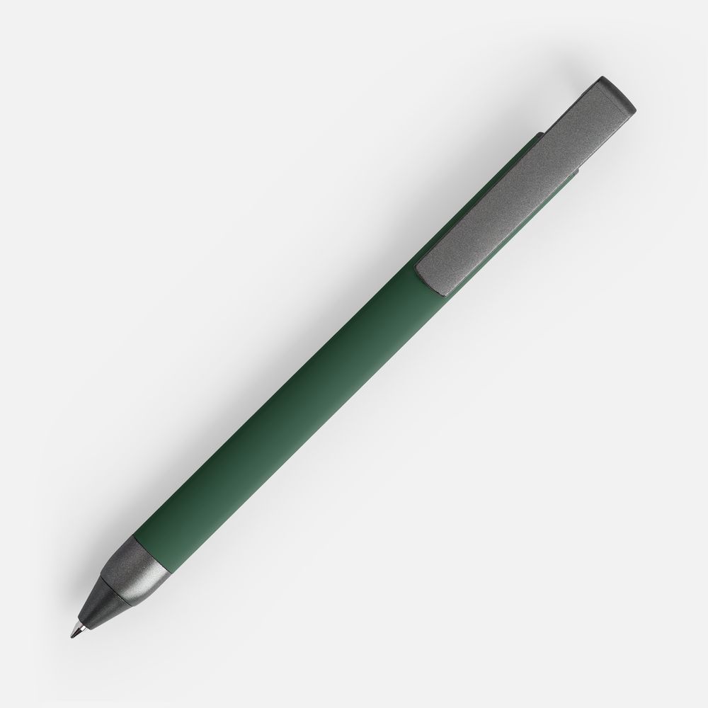 Ручка шариковая Standic Soft Touch с подставкой для телефона, зеленая — изображение 2