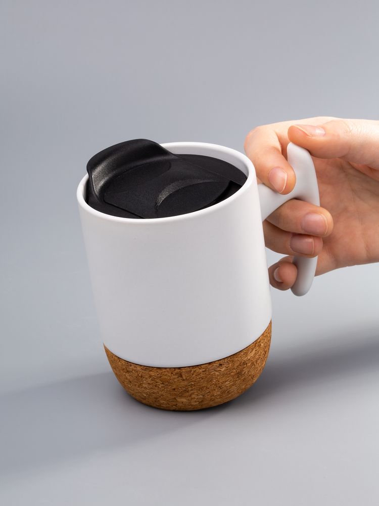 Кружка Corky Grip, белая — изображение 6